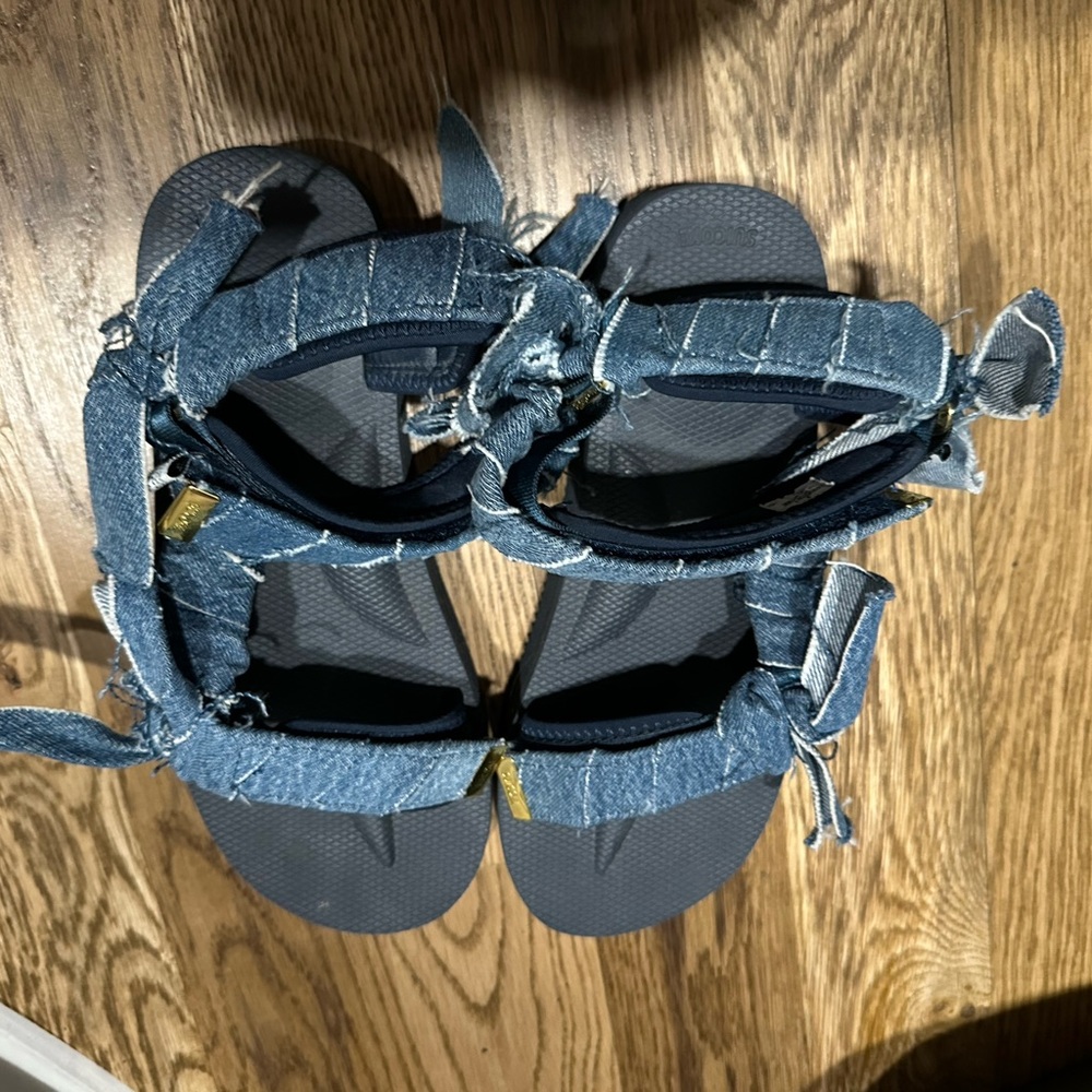 Suicoke woman’s Blue Denim Sandals - Picture 11 of 14